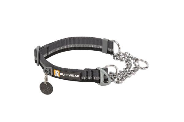 Ruffwear Chain Reaction Halsband Basalt Gray Gr. 28-36 cm Ruffwear Chain Reaction Halsband Basalt Gray Gr. 28-36 cm